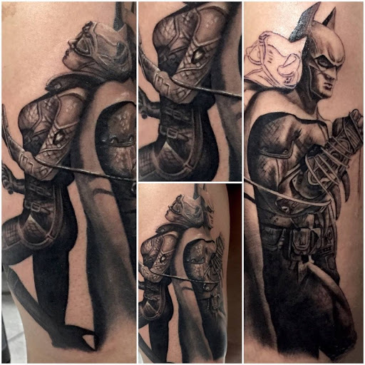 Explore tattoo shop decor ideas, creative tattoo ideas in Edgewood, available at Evolved Body Arts