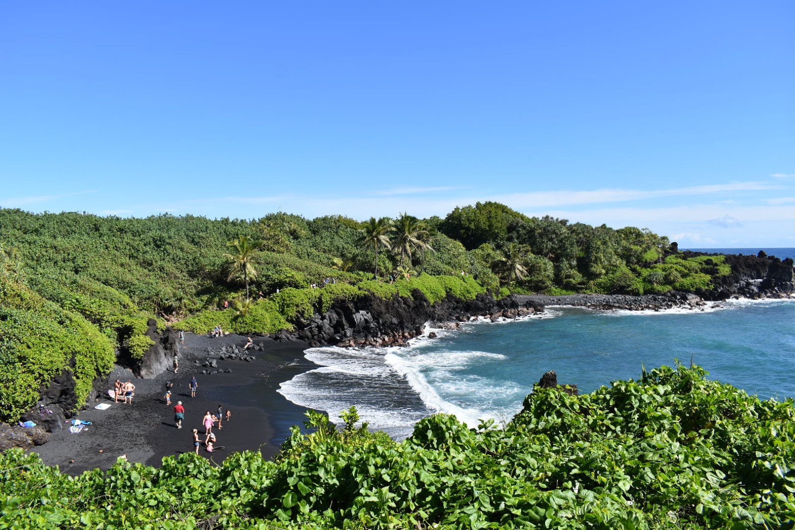 Photo of Black Sand Beach with small bay