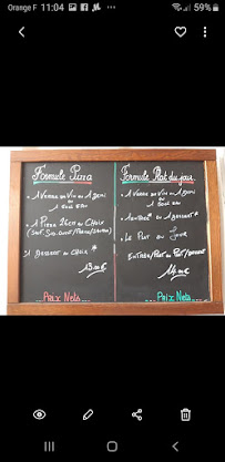 Restaurant LA TABLE DE VAL à Vaux-sur-Mer (le menu)