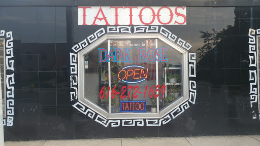 Dark Rose Tattoo Co., 800 Bridge St NW, Grand Rapids, MI 49504, USA, 