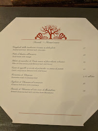 Ristorante Il Giardino à Montalcino menu