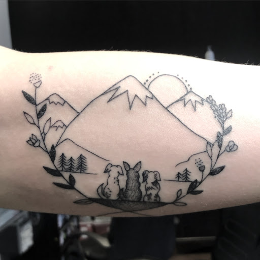 Explore tattoo ideas on calf, creative tattoo ideas in Loveland, available at R&G Body Art