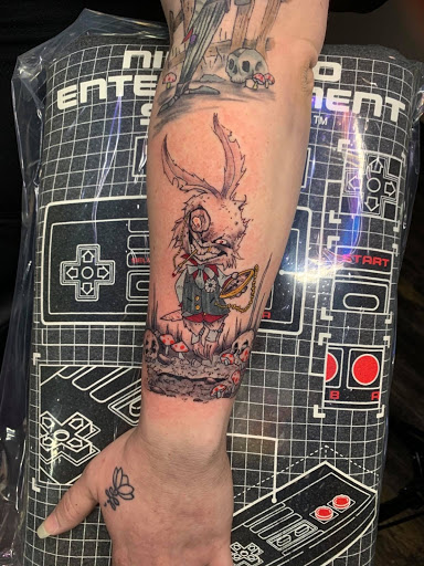 Explore puerto rico map tattoo ideas, creative tattoo ideas in Belmont, available at Phoenix Tattoo