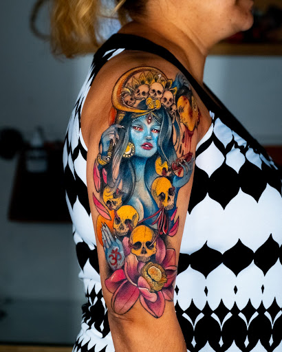 Explore tattoo fill in ideas for men, creative tattoo ideas in Vancouver, available at Hopeless Tattoo & Piercing