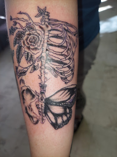 Explore travel tattoo ideas for guys, creative tattoo ideas in Odessa, available at Little Dragon Tattoos Studio