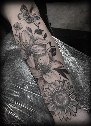 Explore tcb tattoo ideas, creative tattoo ideas in Houlton, available at Crowes Tattoos