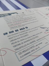 Restaurant méditerranéen La Vague à La Ciotat (le menu)