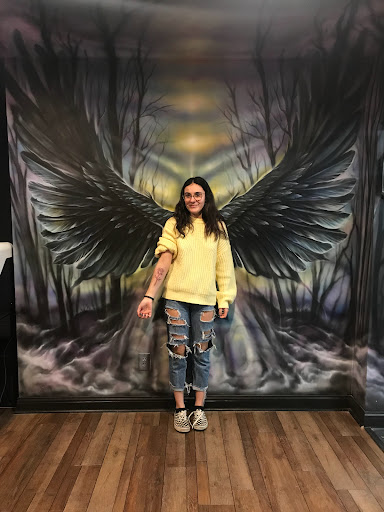 Explore stoic tattoo ideas, creative tattoo ideas in Clarksville, available at Dark Raine Tattoo