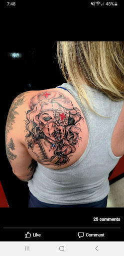 Explore happiness tattoo ideas, creative tattoo ideas in Denmark, available at Ink Therapy Custom Tattoo Studio