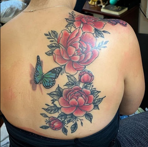 Explore feminine horse tattoo ideas, creative tattoo ideas in Stuart, available at Tiger Shark Tattoo Studio