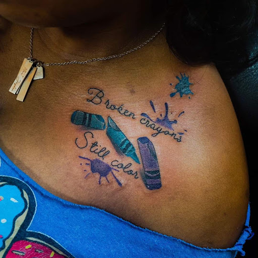 Explore tattoo ideas for children, creative tattoo ideas in Columbus, available at Inkphoria Tattoo Studio