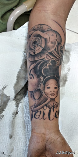 Explore pet memory tattoo ideas, creative tattoo ideas in Birmingham, available at Ink Mob Studios