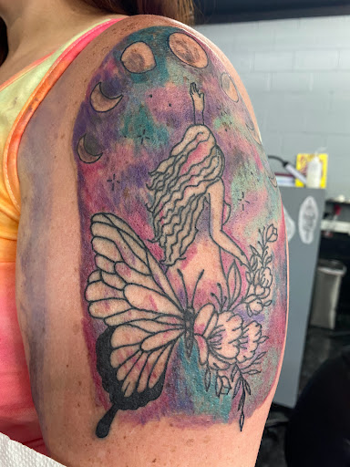 Explore husband name tattoo ideas for wife, creative tattoo ideas in Dayton, available at Uppity Tattoos