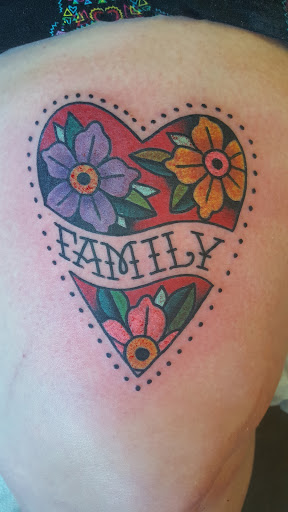 Explore unconditional love tattoo ideas, creative tattoo ideas in Reno, available at Aces Tattoo