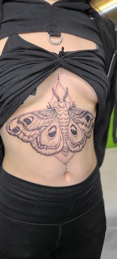 Explore fishing pole tattoo ideas, creative tattoo ideas in New Hartford, available at Earthbound Ink