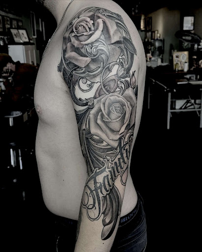 Explore full moon tattoo ideas, creative tattoo ideas in Eureka, available at Bohemian Tattoo