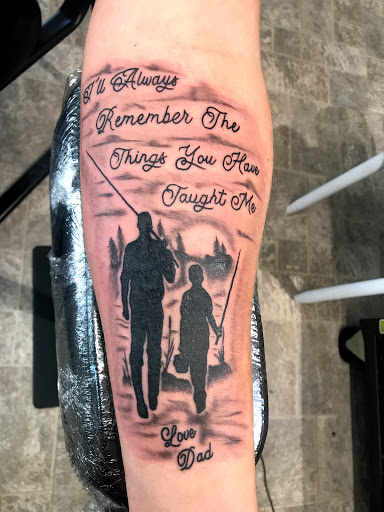 Explore sleeve filler tattoo ideas, creative tattoo ideas in Jackson, available at Asylum Tattoo