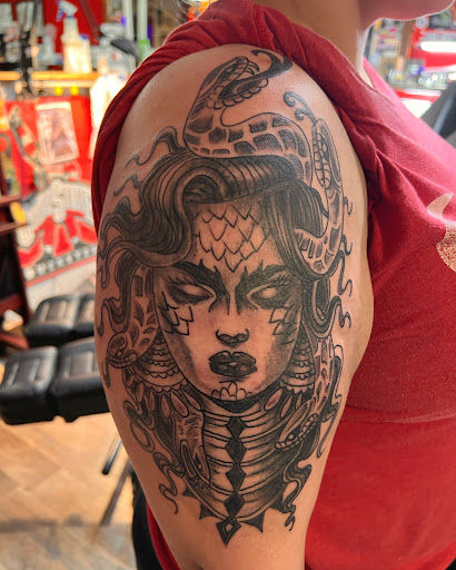 Explore childrens tattoo ideas, creative tattoo ideas in Pikeville, available at The Carbon Canary Tattoo Studio