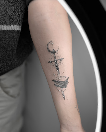 Explore silver lining tattoo ideas, creative tattoo ideas in Feasterville Trevose, available at Selfish Tattoo