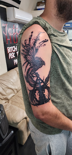 Explore garfield tattoo ideas, creative tattoo ideas in Abbeville, available at Permanent Decisions