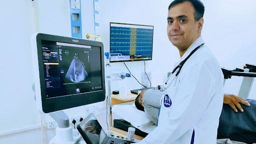 Dr Ajay Cardiologist in Delhi Heart Specialist ( Heart Hypertension Diabetes chestpain Dr) Echocardiography Pediatric Echocardiography Stress Echo TMT Holter Angiography Angioplasty Pacemaker Consultation Fee Rs 700