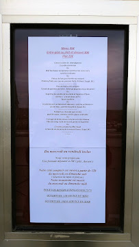 Carte du Restaurant du Bellevue à Cambo-les-Bains