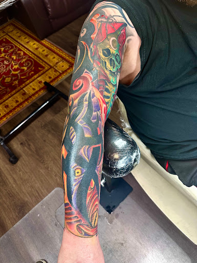 Explore shoulder tattoo ideas male, creative tattoo ideas in Lake Charles, available at Brand-X Tattoo & Piercing