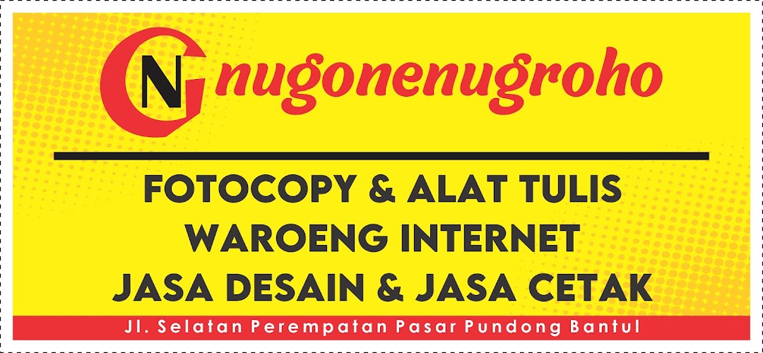 nugonenugroho (fotocopy, warnet, jasa desain dan cetak)