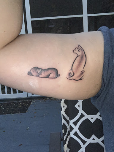 Explore tattoo ideas chest shoulder, creative tattoo ideas in Virginia Beach, available at World Famous Blue Horseshoe Tattoo and Piercing Independence
