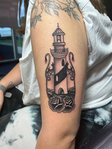 Explore birth dates tattoo ideas, creative tattoo ideas in Albany, available at Purgatory Tattoo Co.