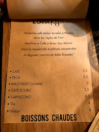 Il Cararosso à Saint-Cloud menu