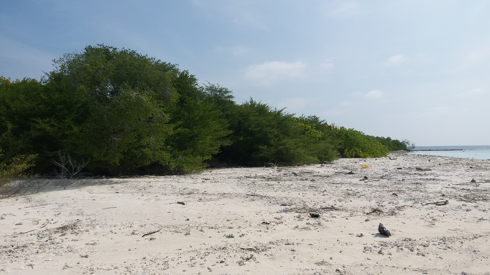 Φωτογραφία του Dhiguvarufinolhu Beach με επίπεδο καθαριότητας εν μέρει καθαρό