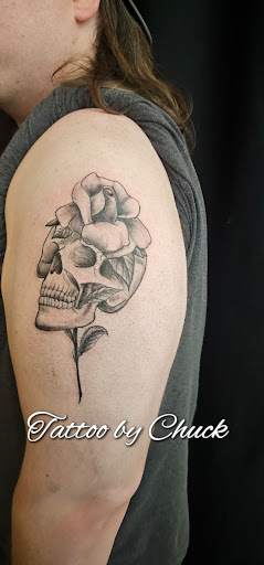 Explore watercolor flower tattoo ideas, creative tattoo ideas in San Tan Valley, available at Frontier Tattoo Company