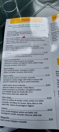 La Scala à Vierzon menu