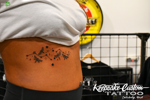 Explore pisces symbol tattoo ideas, creative tattoo ideas in Salisbury, available at Keepsake Custom Tattoo & Body Piercing Laser Tattoo Removal