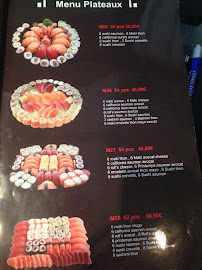 Sushi Mod à Paris menu