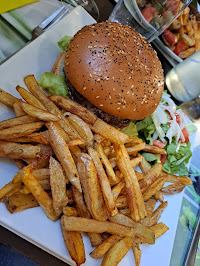 Hamburger végétarien du Restaurant de spécialités provençales Les Oliviers à Gréoux-les-Bains - n°1