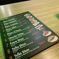 Kebab Metropol Kebap Haus à Frankfurt (le menu)