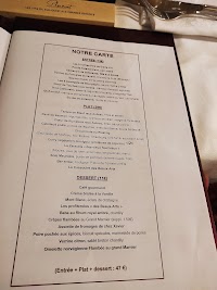 Restaurant de fruits de mer Les Beaux-Arts à Toulouse (la carte)