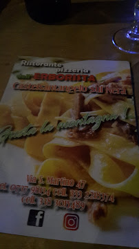 Menu du Ristorante Dell'Erborista à Castelsantangelo sul Nera