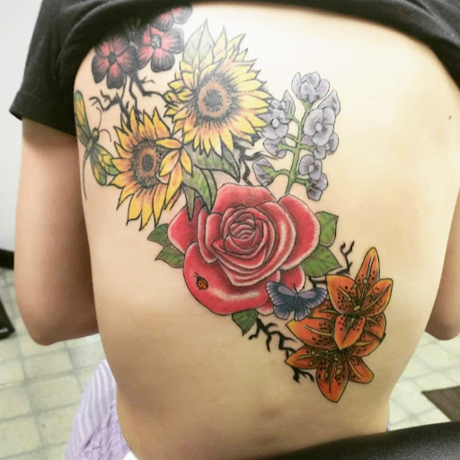 Explore 40th birthday tattoo ideas, creative tattoo ideas in Carbondale, available at MsCandyTattoo