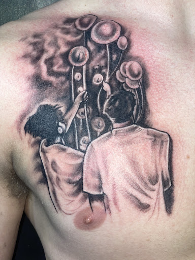 Explore ampersand tattoo ideas, creative tattoo ideas in Tampa, available at Creative Stain LLC