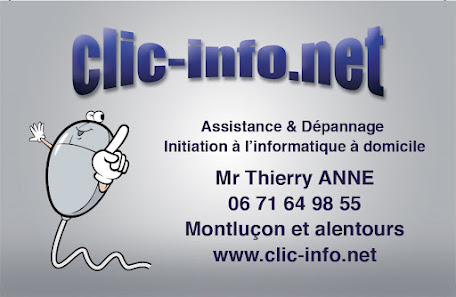 clic-info.net 95 Av. du Président Auriol, 03100 Montluçon, France
