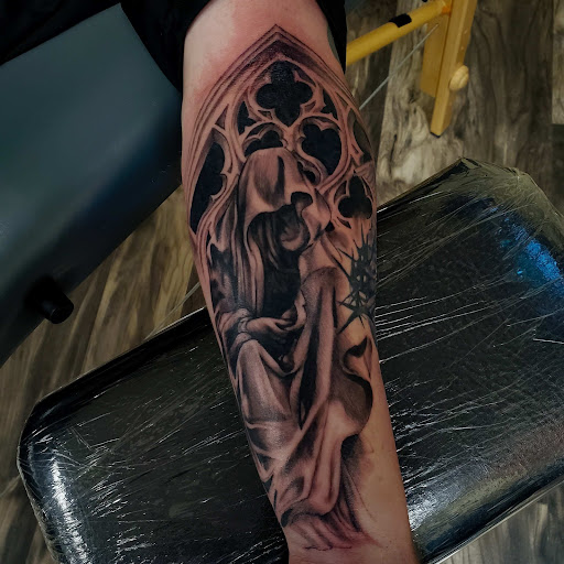 Explore tattoo ideas for shoulder woman, creative tattoo ideas in Whitehall, available at Legion Tattoo Gallery