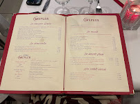 Le Wepler à Paris menu