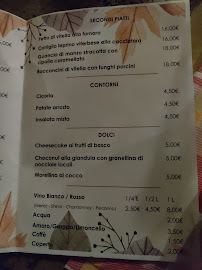 Menu du Il Casale dei Buoni Sapori à Nepi