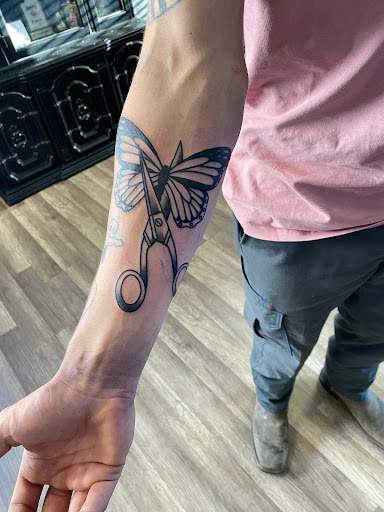 Explore dragon tattoo cover up ideas, creative tattoo ideas in Modesto, available at Dying Art Tattoo