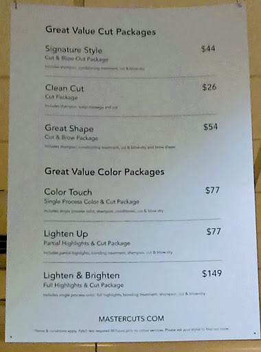 Hair Salon «MasterCuts», reviews and photos, 1950 E 20th St g709, Chico, CA 95928, USA