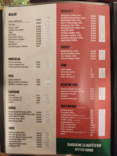 Bistro Robin Reštaurácia