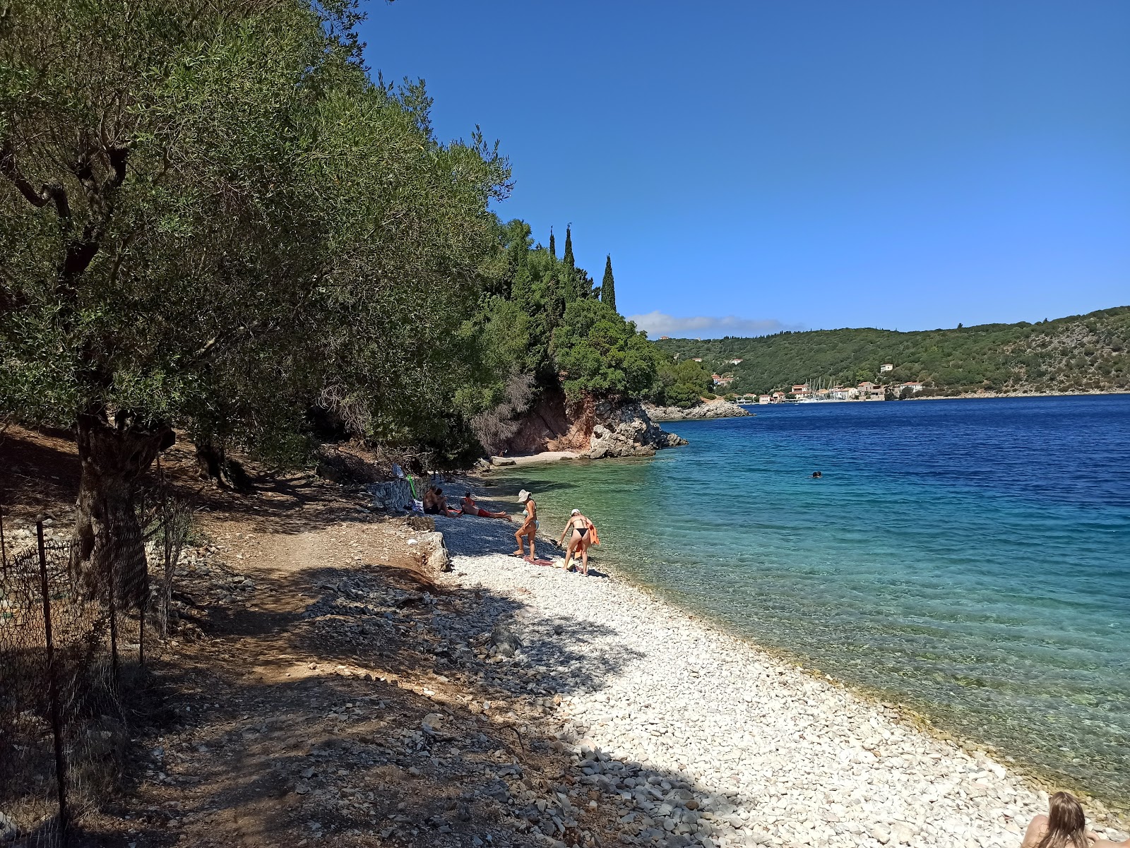 Photo of Kantina beach with turquoise pure water surface